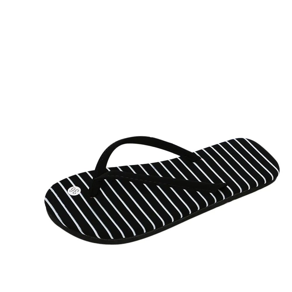 Fashion Summer Rubber Sandals Flip Flops Women Men Leopard Slippers Ladies Shoes Indoor Outdoor Flip-Flops Beach Flat Slides