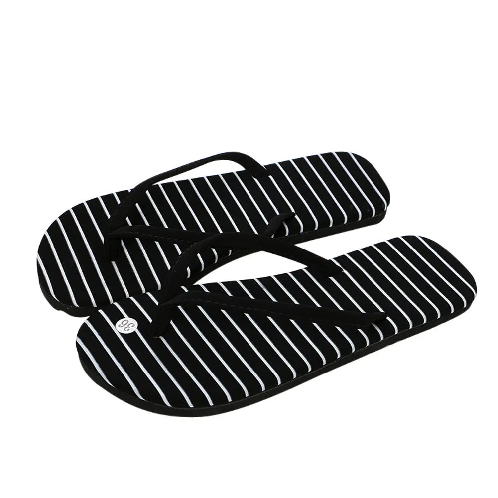 Fashion Summer Rubber Sandals Flip Flops Women Men Leopard Slippers Ladies Shoes Indoor Outdoor Flip-Flops Beach Flat Slides