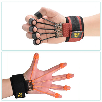 Finger Flexion Extension Trainer 20/40/60/75 lbs Fitness Sports Finger Strength Exerciser Hand Rehabilitation Training Equipment