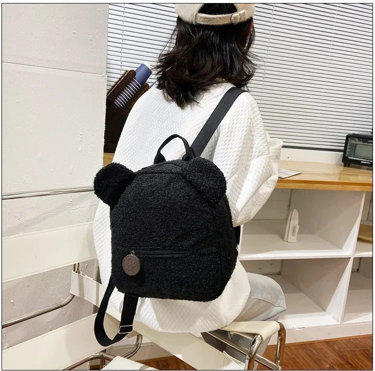 Small Backpack Kids Girls Casual Warm