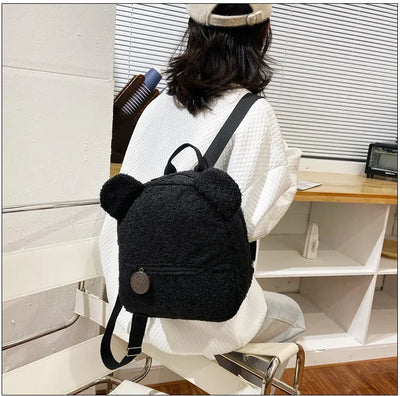 Small Backpack Kids Girls Casual Warm