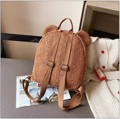 Small Backpack Kids Girls Casual Warm