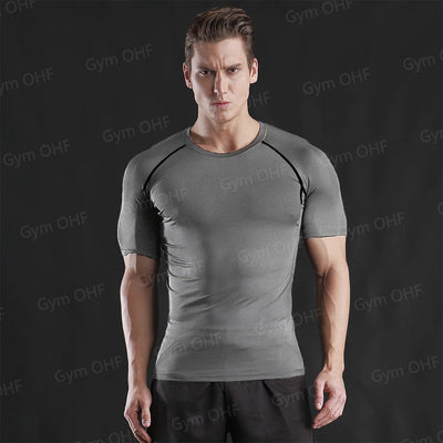 Men MMA Boxing Shorts Compression T Shirt Pants  Sportswear Spider