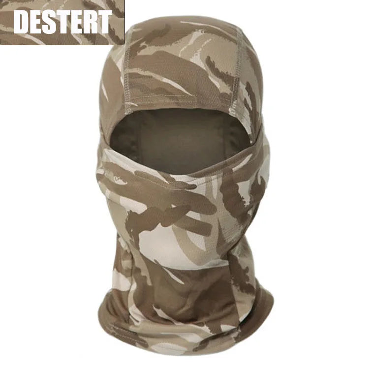 Multicam Tactical Balaclava Full Face Mask Shield Cover Cycling Hunting Hat Camouflage Balaclava Scarf