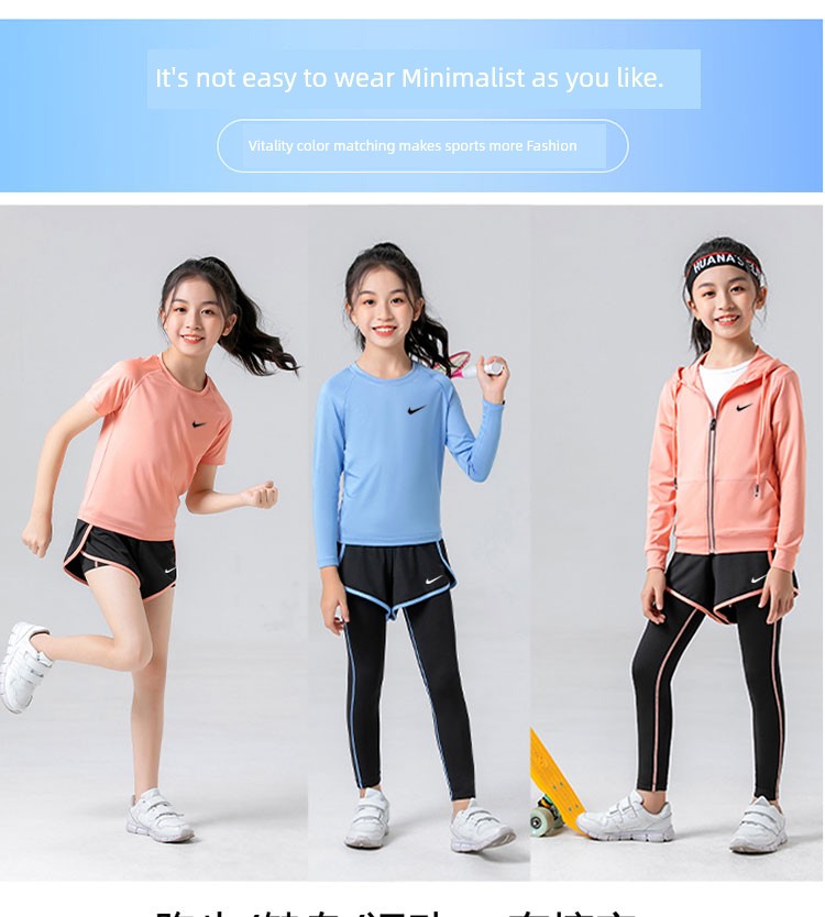 Training Wear Youth Basketball Running Workout Exercise Outfit