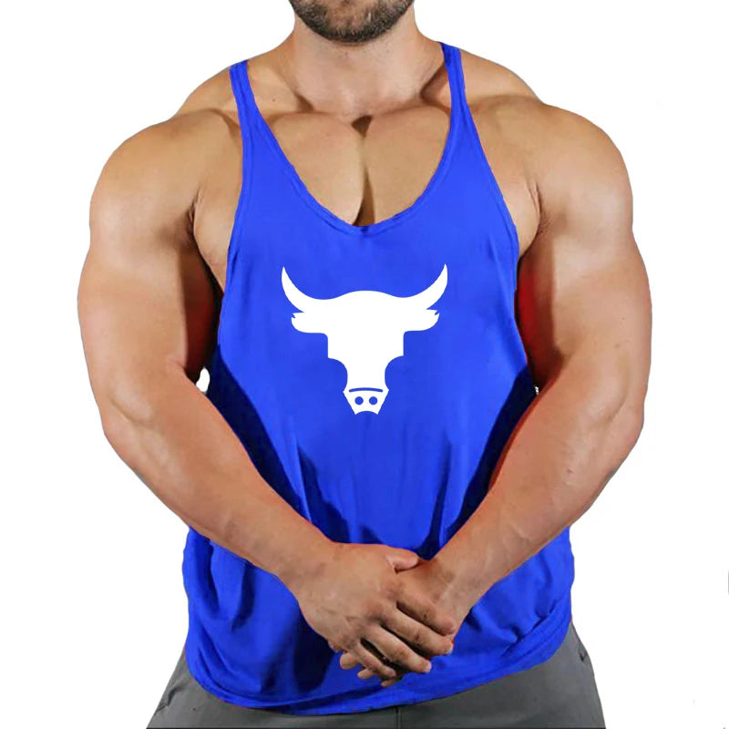 Fitness Man Gym Clothing Bodybuilding Shirt Men Men's Vest Sleeveless Sweatshirt Stringer T-shirts Suspenders Man Top Singlet