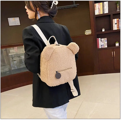 Small Backpack Kids Girls Casual Warm