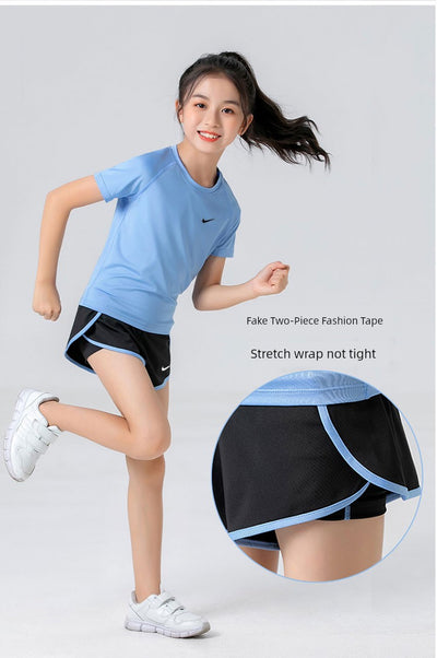 Training Wear Youth Basketball Running Workout Exercise Outfit