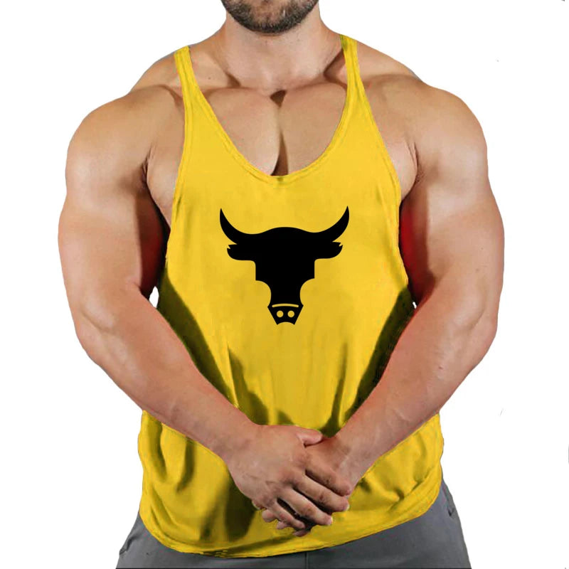 Fitness Man Gym Clothing Bodybuilding Shirt Men Men's Vest Sleeveless Sweatshirt Stringer T-shirts Suspenders Man Top Singlet