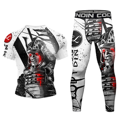 Cody Men Sportsuit With Graphic  Jiu jitsu No Gi Rashguard With Leggings MMA Shorts Bjj Fight Athletic Tracksuit Boxing Jersey