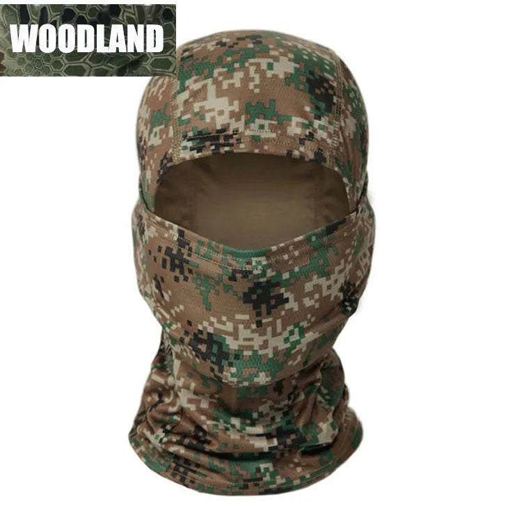 Multicam Tactical Balaclava Full Face Mask Shield Cover Cycling Hunting Hat Camouflage Balaclava Scarf