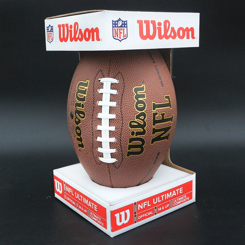 High Good Quality American Football Rugby Size 9 Adult Indoor And Outdoor Compete Use