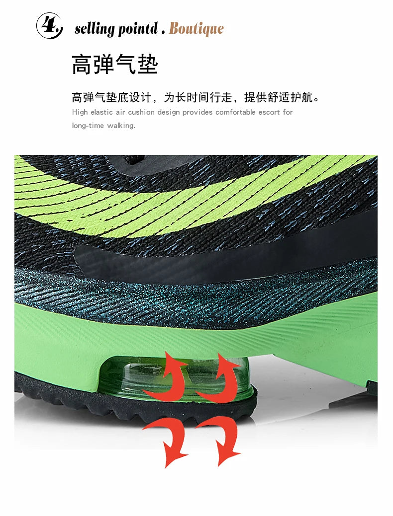 New 2023 Men Running Shoes Breathable Outdoor Sports Shoes Lightweight Sneakers for men Comfortable Athletic Training Footwear