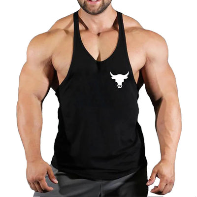 Fitness Man Gym Clothing Bodybuilding Shirt Men Men's Vest Sleeveless Sweatshirt Stringer T-shirts Suspenders Man Top Singlet