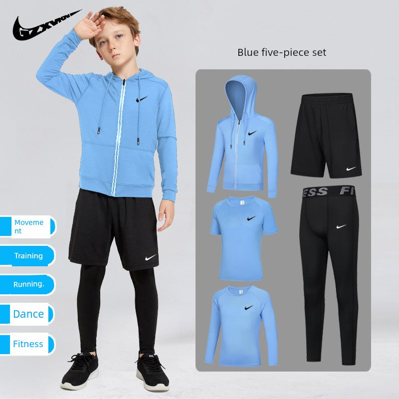 Training Wear Youth Basketball Running Workout Exercise Outfit