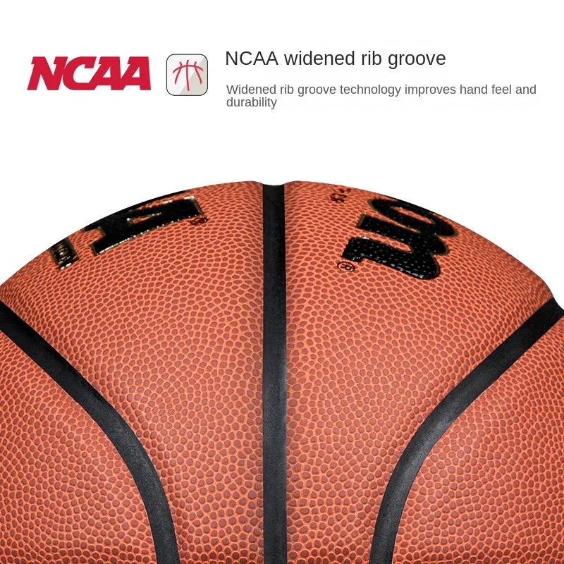 New Wilson NCAA Genuine Wear-resistant PU Sphere 7 Indoor and Outdoor NCAA Championship Basketball