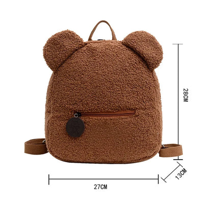 Small Backpack Kids Girls Casual Warm