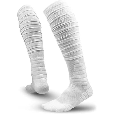 1 Pairs Scrunch Football Socks Non Slip Men Football Socks Extra Long Socks Soccer Socks Over The Knee Athletic