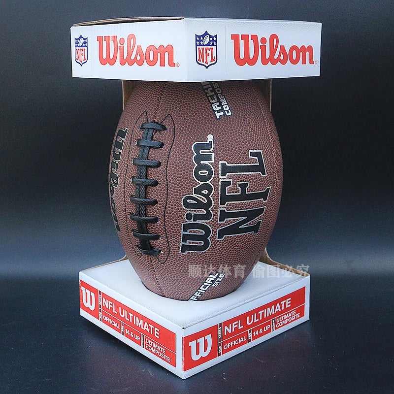High Good Quality American Football Rugby Size 9 Adult Indoor And Outdoor Compete Use