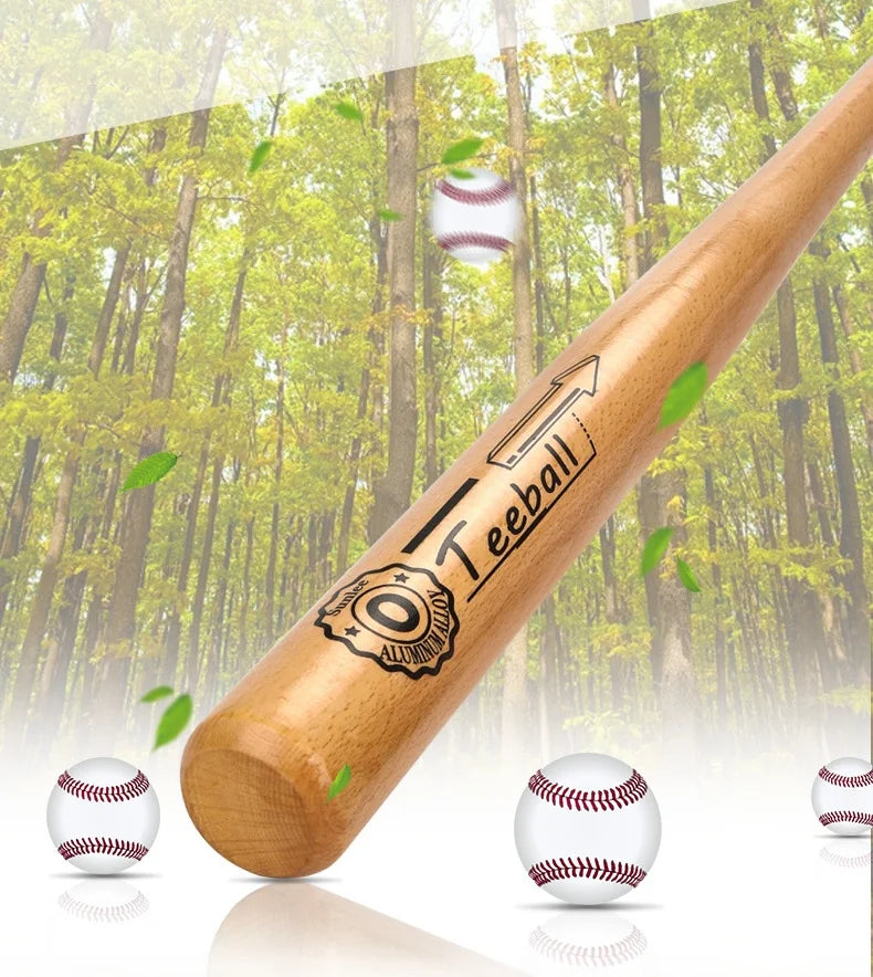 Limited Edition: inch Solid Wood Baseball Bat Professional Hardwood Baseball Stick Softball Outdoor Sports Fitness Equipment Self-Defense Gear