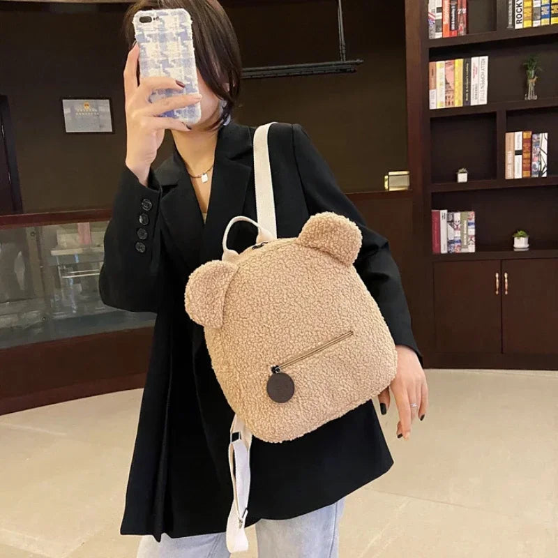 Small Backpack Kids Girls Casual Warm