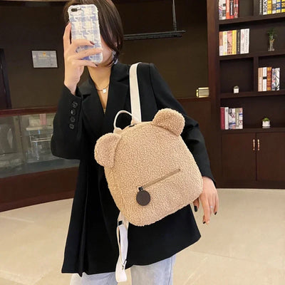 Small Backpack Kids Girls Casual Warm