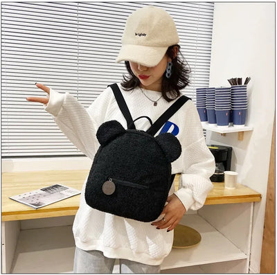 Small Backpack Kids Girls Casual Warm