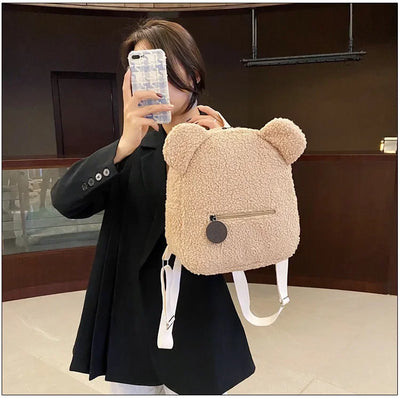 Small Backpack Kids Girls Casual Warm