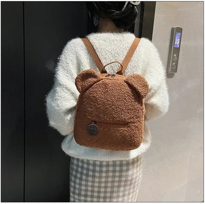 Small Backpack Kids Girls Casual Warm