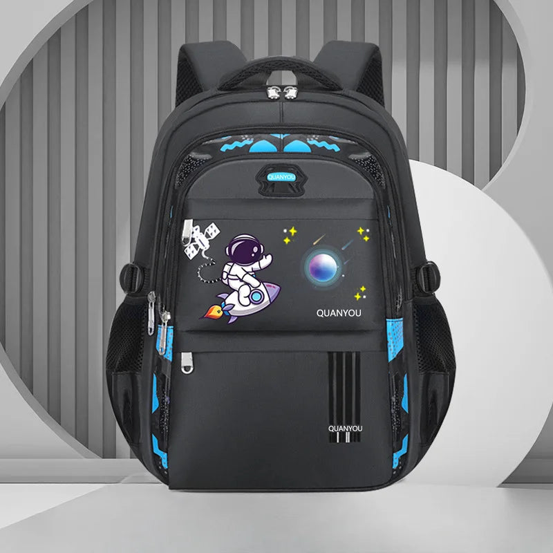 Boy's Backpack Student Schoolbag Space Astronaut Large Capacity Backpack