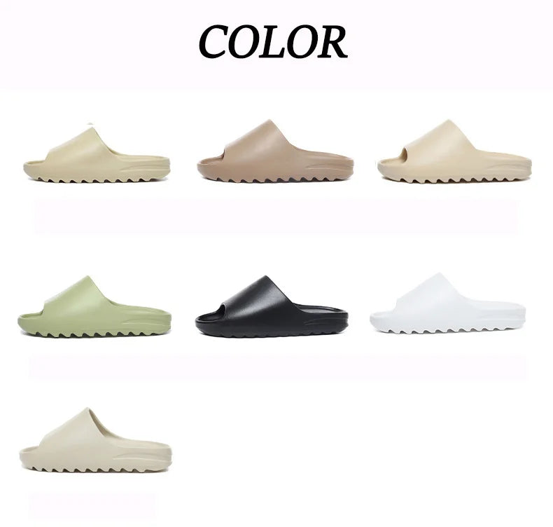 2024 Summer Men's Slides Brand Men Women Slippers Indoor Orginal Unisex Sandals Casual Shoes EVA Flip-flops Beach Women Sandals