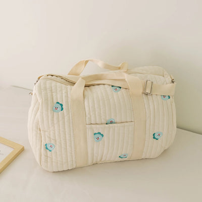 Name Custom Mommy Bag, Little Bear Mother and Baby Bag, Large Capacity Outgoing Storage Bag, Embroidered Handheld Crossbody Bag