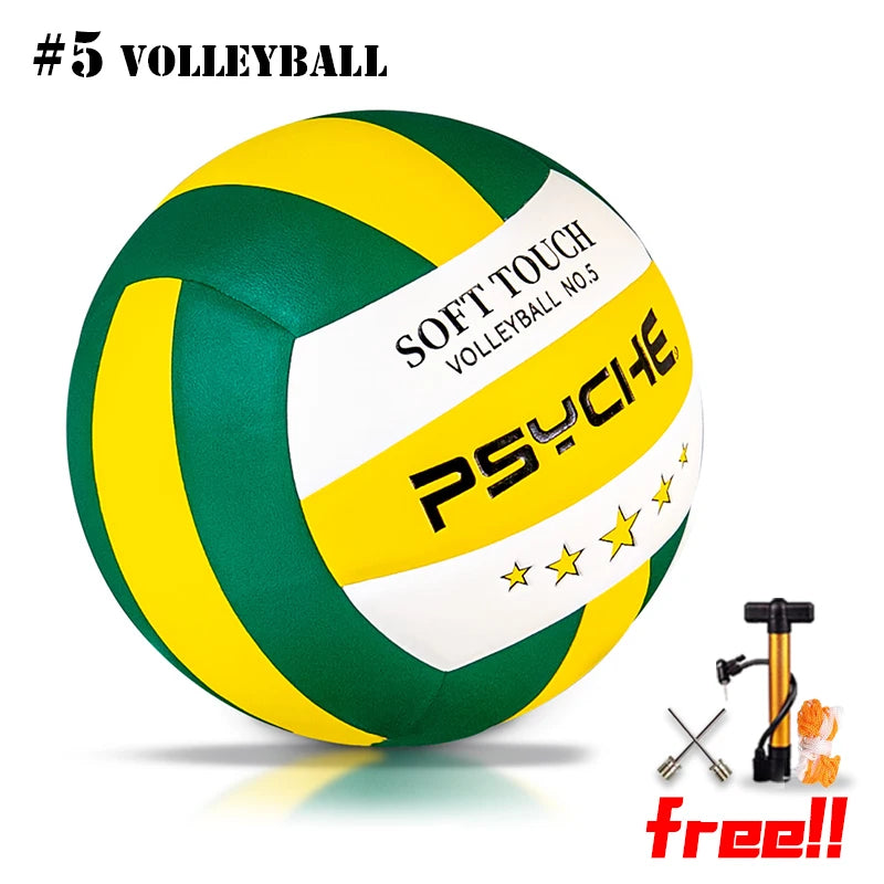 PU Leather Soft Sports Training Play Beach Volleyball Competition Professional Game Volleyball Ball