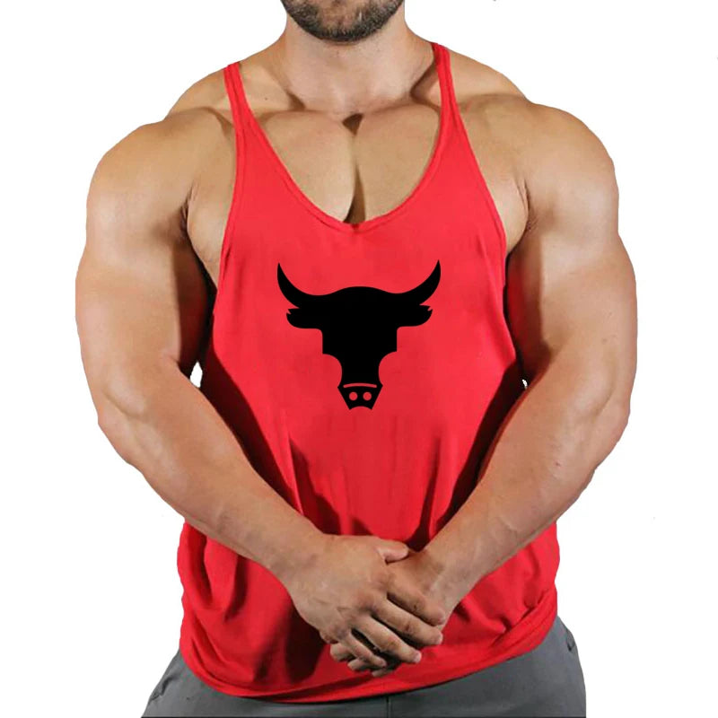 Fitness Man Gym Clothing Bodybuilding Shirt Men Men's Vest Sleeveless Sweatshirt Stringer T-shirts Suspenders Man Top Singlet
