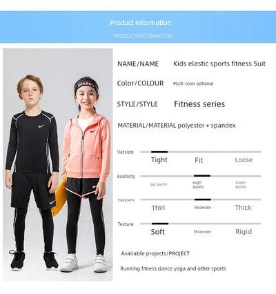 Training Wear Youth Basketball Running Workout Exercise Outfit