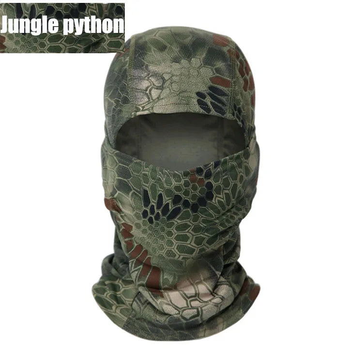 Multicam Tactical Balaclava Full Face Mask Shield Cover Cycling Hunting Hat Camouflage Balaclava Scarf