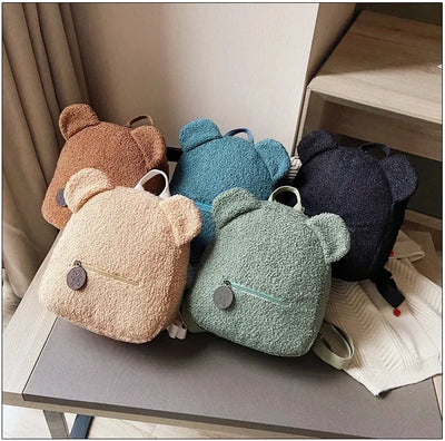 Small Backpack Kids Girls Casual Warm