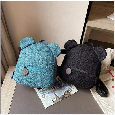 Small Backpack Kids Girls Casual Warm
