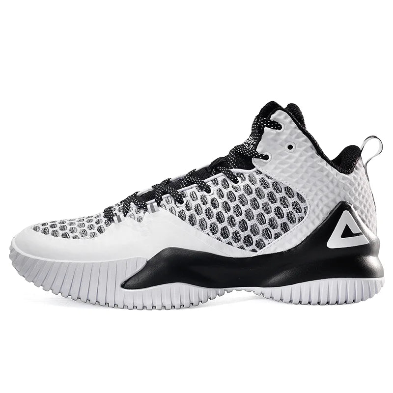 PEAK Lou Williams Basketball Shoes Men Cushion Zapatillas Durable Non-slip Outsole Outdoor Training Sport Sneakers Plus Size