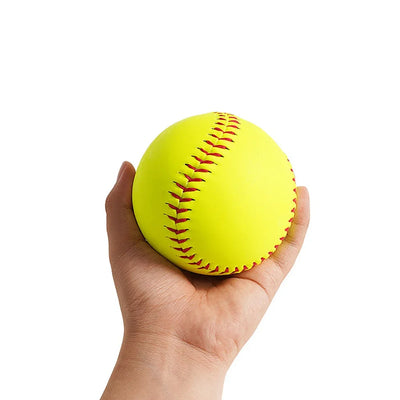 Training Ball Softball 12-Inch Official Size Weight Sports Practice Unmarked Training Ball Optimal Performance