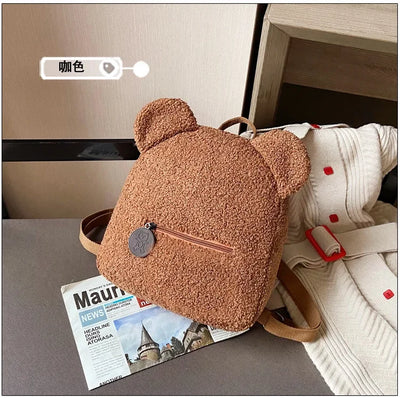 Small Backpack Kids Girls Casual Warm