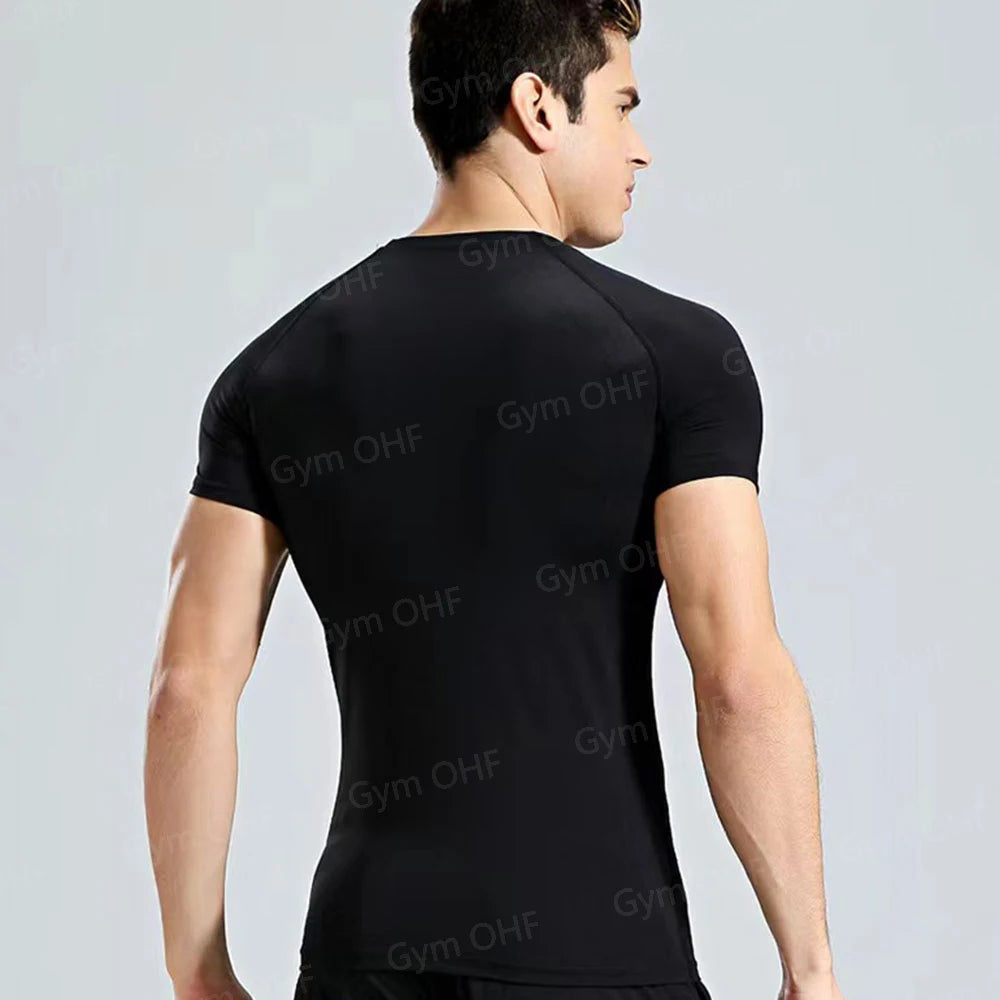 Men MMA Boxing Shorts Compression T Shirt Pants  Sportswear Spider