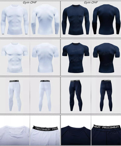 Men MMA Boxing Shorts Compression T Shirt Pants  Sportswear Spider