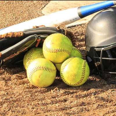 Training Ball Softball 12-Inch Official Size Weight Sports Practice Unmarked Training Ball Optimal Performance