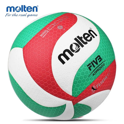 Molten Volleyball Size 5 Volleyball PU Ball for Students Adult and Teenager Competition Training Outdoor Indoor FLISTATEC
