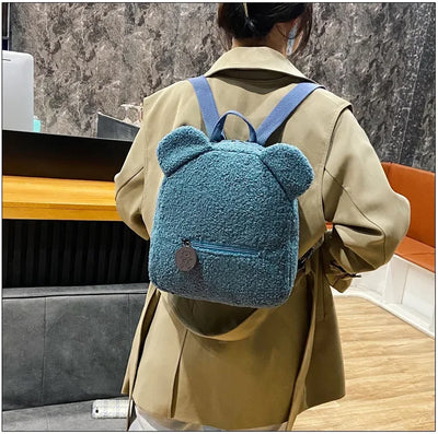 Small Backpack Kids Girls Casual Warm