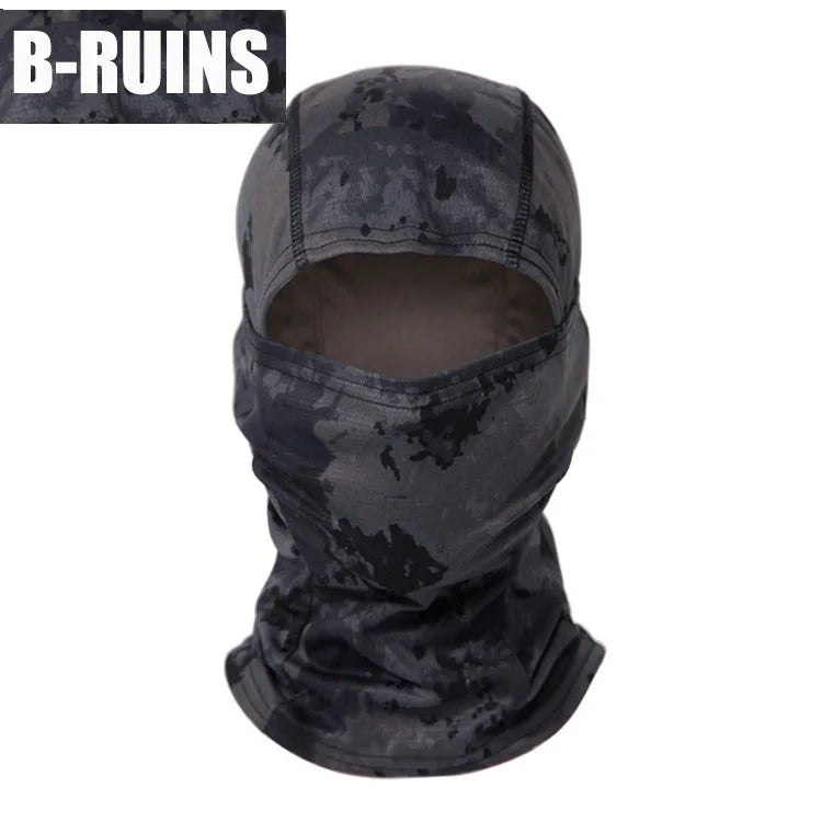 Multicam Tactical Balaclava Full Face Mask Shield Cover Cycling Hunting Hat Camouflage Balaclava Scarf