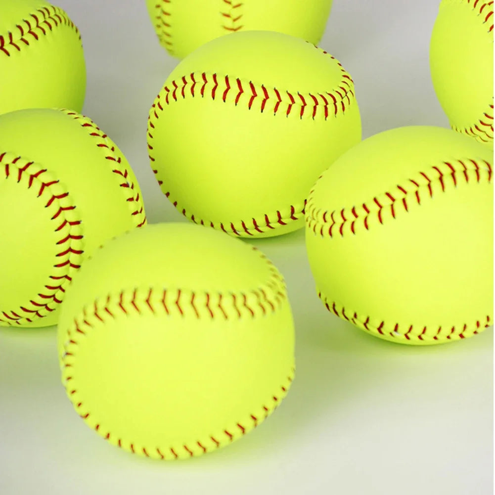Training Ball Softball 12-Inch Official Size Weight Sports Practice Unmarked Training Ball Optimal Performance