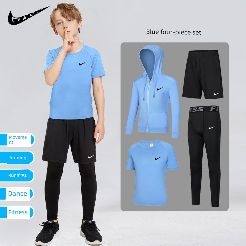 Training Wear Youth Basketball Running Workout Exercise Outfit