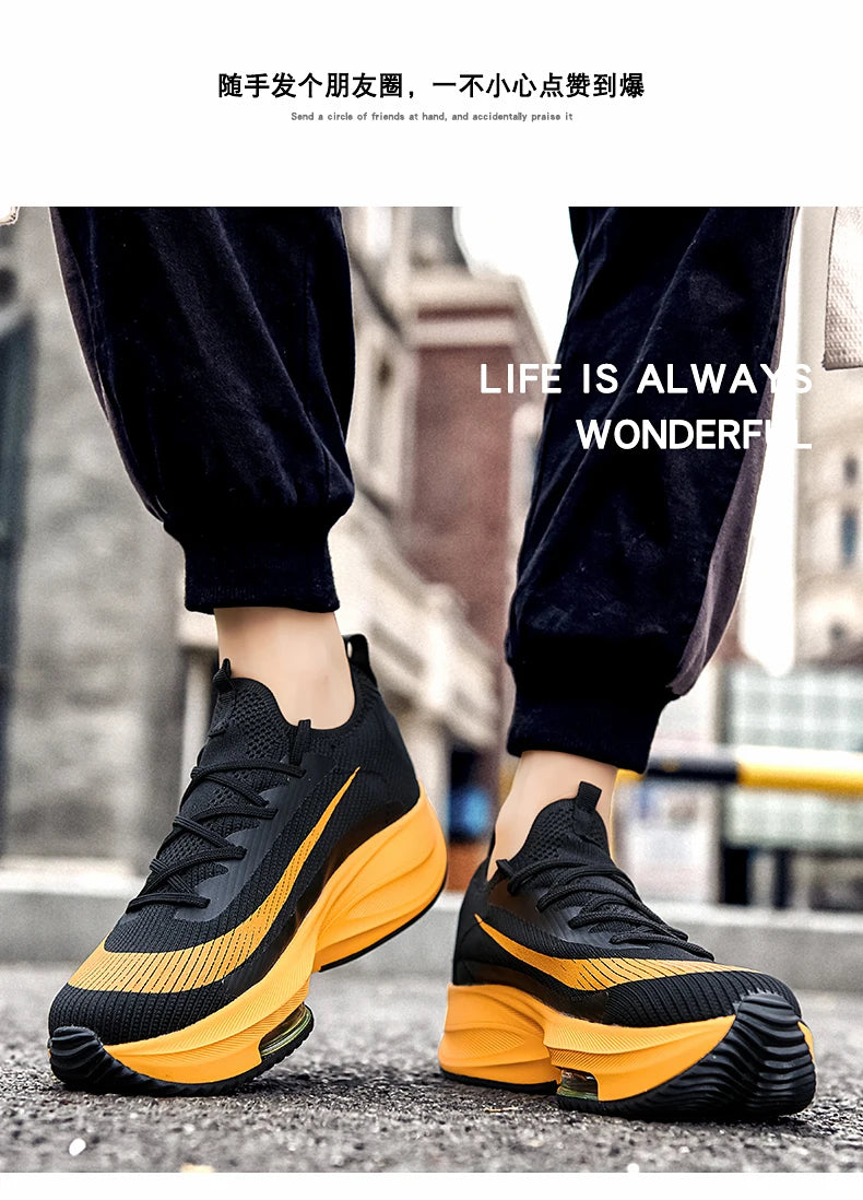 New 2023 Men Running Shoes Breathable Outdoor Sports Shoes Lightweight Sneakers for men Comfortable Athletic Training Footwear